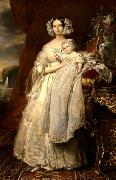 Franz Xaver Winterhalter Portrait of Helena of Mecklemburg Germany oil painting artist